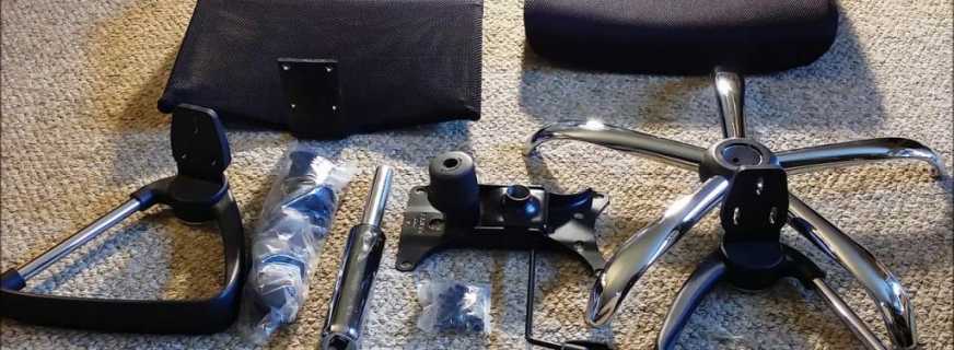 Démontage d'une chaise d'ordinateur de vos propres mains, caractéristiques de conception