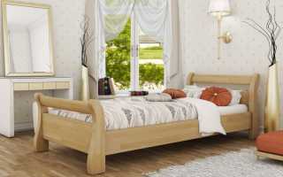 Variétés de lits simples en bois, options de taille
