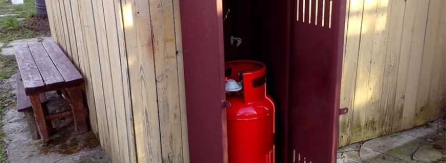 Aperçu des armoires de rue pour bouteilles de gaz, règles de sélection
