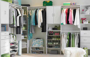 Que sont les garde-robes? Photos avec projets de design