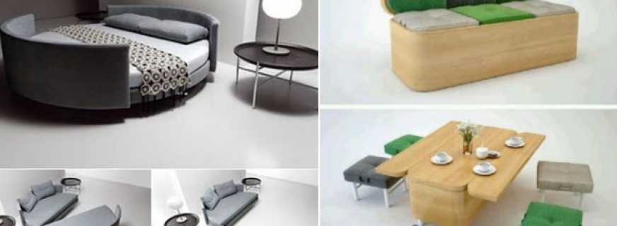 Aperçu du mobilier multifonctionnel, critères de sélection