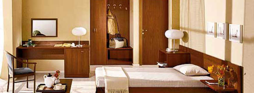 Caractéristiques des meubles dans un hôtel et un hôtel, options possibles