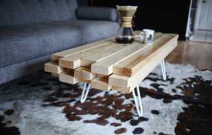 Comment faire une table à faire soi-même à partir de planches à domicile, recommandations