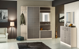 Quelles sont les options pour les meubles modulaires dans le couloir