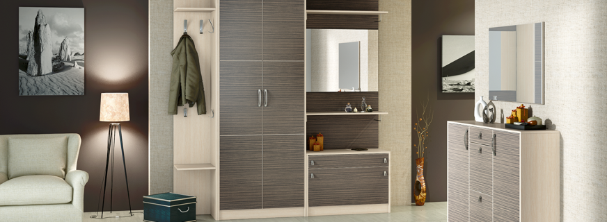 Quelles sont les options pour les meubles modulaires dans le couloir