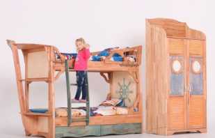 Lits de style nurserie pour enfants, éléments de décoration
