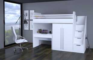 Lits mansardés multifonctionnels pour adultes, caractéristiques et types