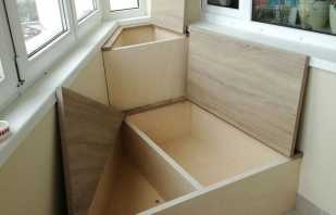 Options de mobilier pour le balcon, ainsi que des recommandations pour la sélection et le placement