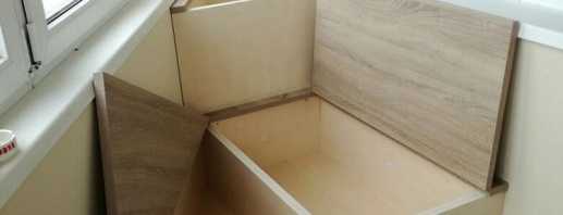 Options de mobilier pour le balcon, ainsi que des recommandations pour la sélection et le placement