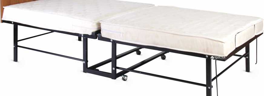 Que peut être un lit pliant en métal, les inconvénients