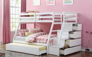 Types de lits superposés pour enfants avec côtés, critères de sélection