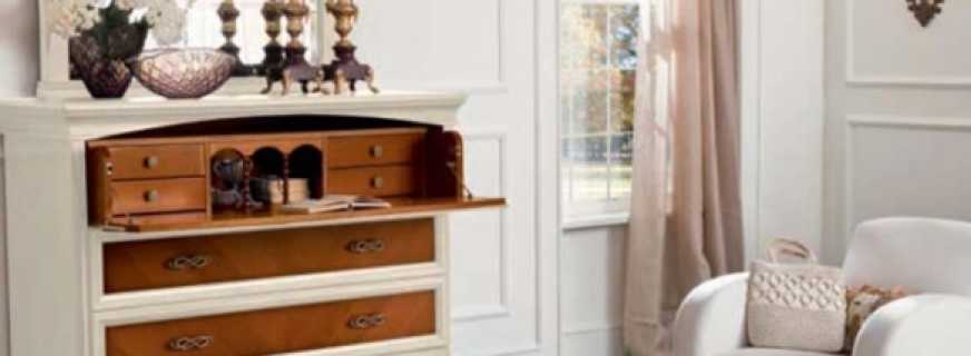 Quelles sont les commodes avec un miroir pour la chambre, des conseils pour choisir