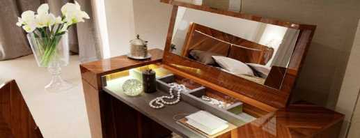 Les nuances de faire une coiffeuse avec un miroir à faire soi-même