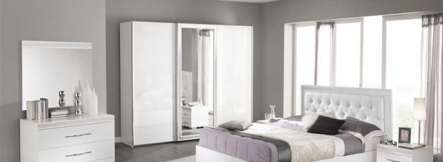 Quelles sont les options pour les meubles blancs dans la chambre