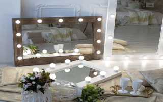 Variétés de miroirs avec ampoules, raisons de popularité chez les femmes