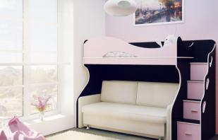 Quels sont les lits superposés avec un canapé, ce qui détermine leur popularité