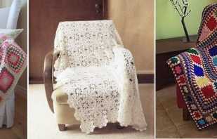 Comment crocheter une housse de chaise, étapes de travail, décoration appropriée