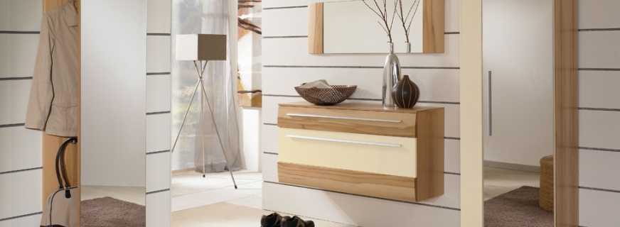 Options de mobilier pour le couloir dans un style moderne et ses caractéristiques distinctives