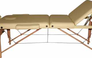 Faire une table de massage avec vos propres mains, instructions et schémas