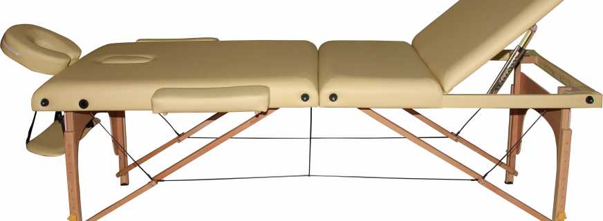 Faire une table de massage avec vos propres mains, instructions et schémas
