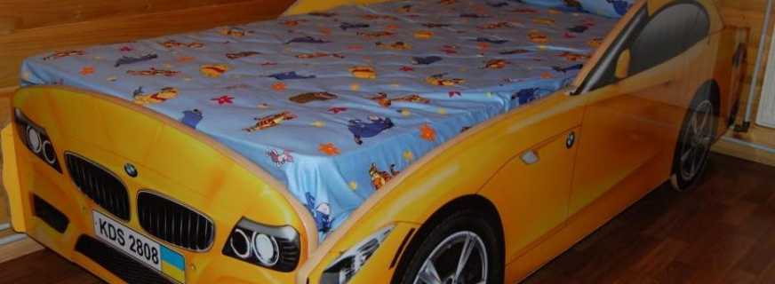 Instructions étape par étape pour fabriquer un lit de voiture de vos propres mains