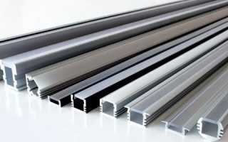 But du profilé en aluminium des meubles, critères de sélection