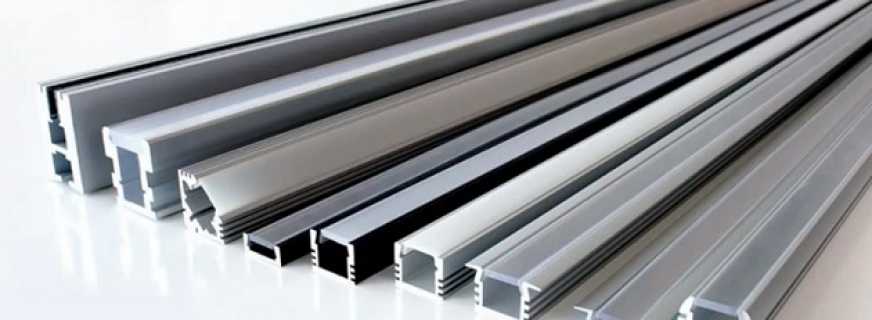 But du profilé en aluminium des meubles, critères de sélection