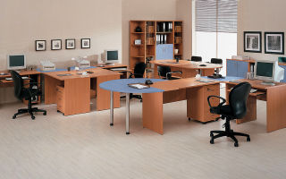 Options de mobilier de bureau, aperçu des modèles
