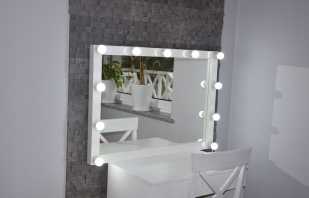 Types de miroirs de maquillage avec éclairage, conseils pour choisir et placer
