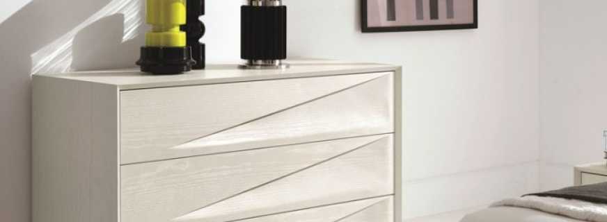 Options possibles pour les commodes pour le linge, les avantages et les inconvénients