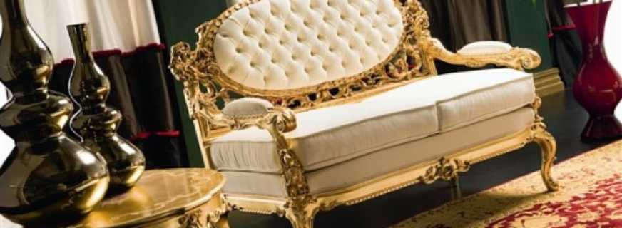 Caractéristiques du mobilier français, les nuances de choix