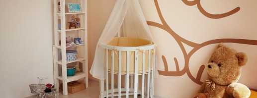 La raison de la popularité des lits ronds pour enfants, des modèles courants avec une description