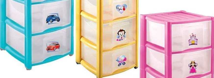 Quels sont les commodes en plastique pour les jouets, les avantages et les inconvénients