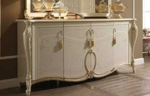 Modèles existants de commodes de style classique, règles de sélection