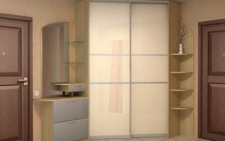 Types de placards d'angle pour le couloir, les avantages et les inconvénients