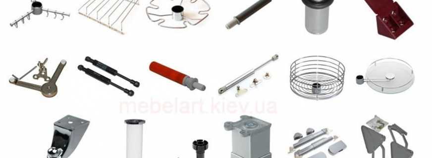 Aperçu des accessoires d'ameublement, sélection et placement