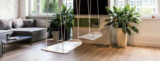 Conseils pour installer une balançoire dans l'appartement, les nuances de la combinaison avec l'intérieur