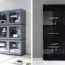 Comment choisir une armoire pour le salon dans un style moderne, une sélection de photos