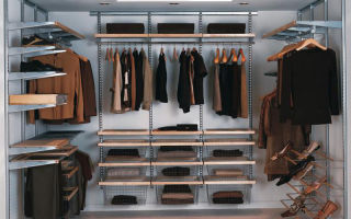 Aménagement du dressing, choix des tailles