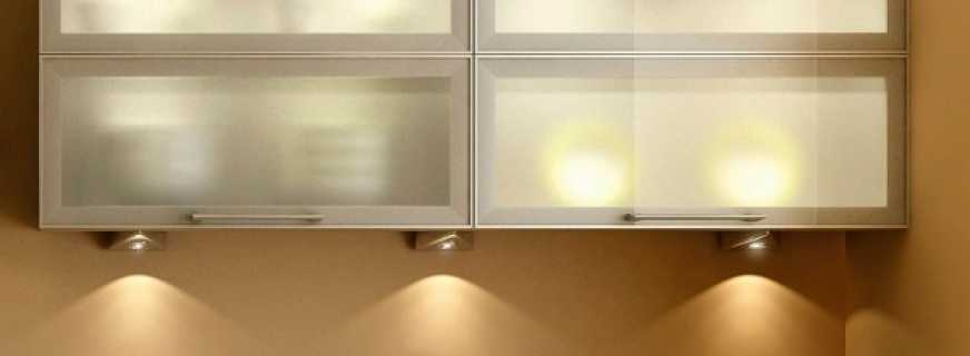 Caractéristiques des luminaires LED pour meubles, aperçu du modèle