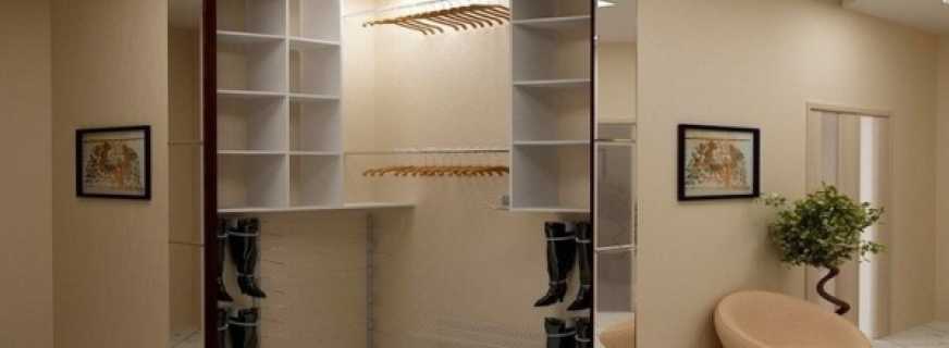 Si dans le couloir pour mettre en place un dressing, ce qui doit être fourni