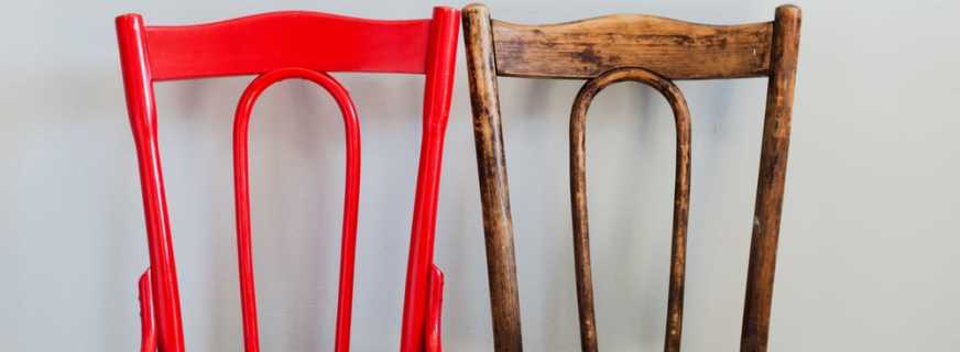 Variétés de peintures pour meubles, leurs propriétés et principes d'application