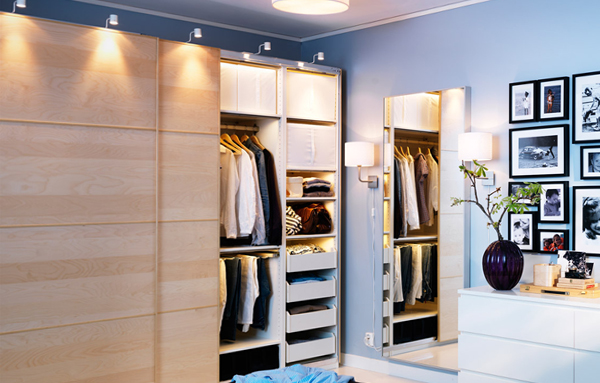 Lampes pour le dressing