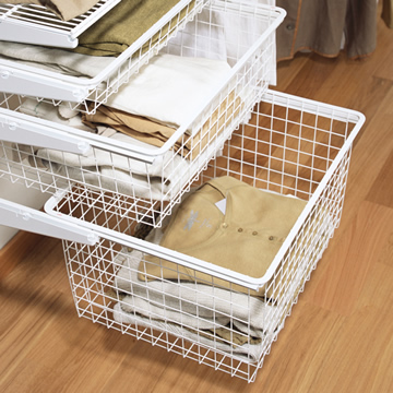Ensemble de panier rétractable avec cadre