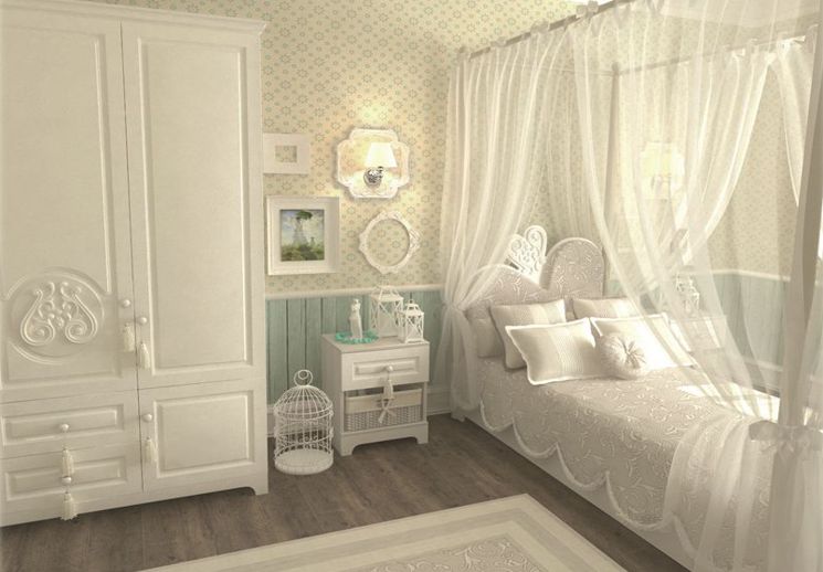 Les meubles blancs pour une pépinière ont l'air tendre