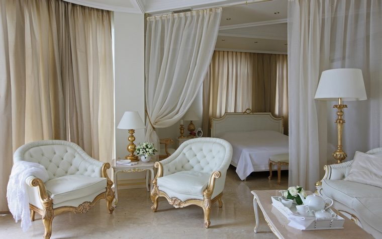 Décoration de chambre en blanc