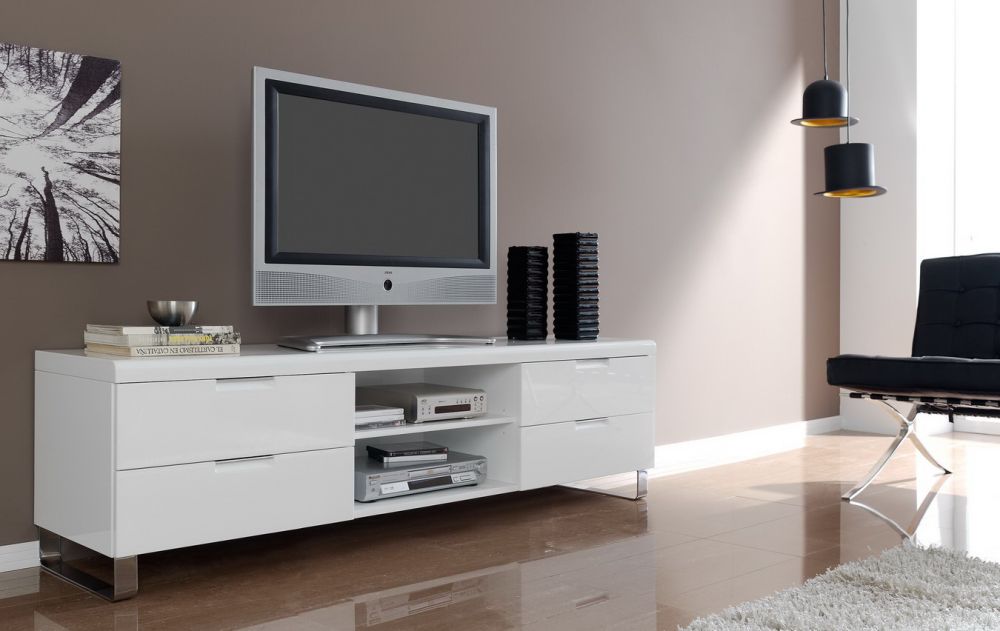 Meuble TV blanc