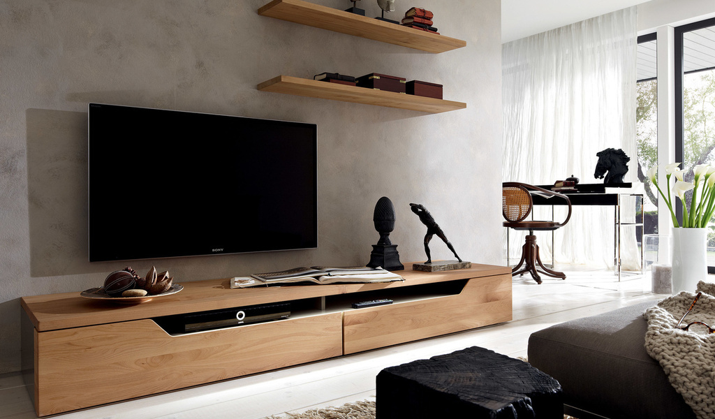 Meuble TV beige