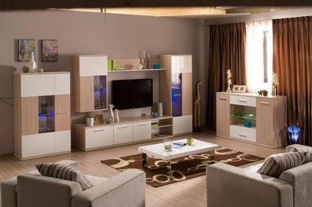 Meuble TV beige