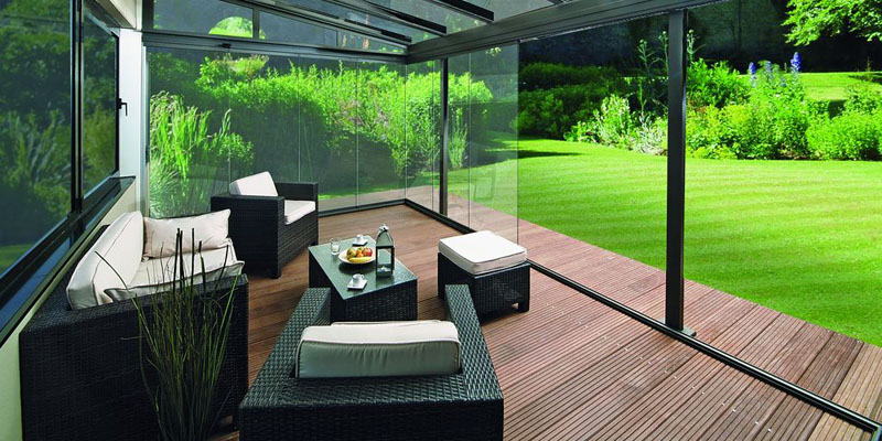 Meubles de jardin en rotin noir pour le jardin